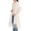 MELIFLUOS DESIGNED IN SPAIN Women’s Fashion Scarves Long Shawl Cardigan Wrap Large Warm Long Scarves(Solid Color Design – Beige)
