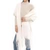 MELIFLUOS DESIGNED IN SPAIN Women’s Fashion Scarves Long Shawl Cardigan Wrap Large Warm Long Scarves(Solid Color Design – Beige)