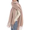 MELIFLUOS DESIGNED IN SPAIN Women’s Fashion Scarves Long Shawl Cardigan Wrap Large Warm Long Scarves(Solid Color Design – Taupe)