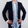 Scarf for Men Lightweight Paisley Fashion Scarves Man Gentleman Summer Fall(Oviedo Collection 3 – Blue Paisley)