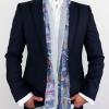 Scarf for Men Lightweight Paisley Fashion Scarves Man Gentleman Summer Fall(Oviedo Collection 3 – Gray Paisley)