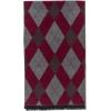 Scarf for Men Reversible Elegant Classic Cashmere Feel Scarves for Fall Winter(Bilbao Collection 8 – Red Gray Checker)
