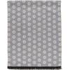 Scarf for Men Reversible Elegant Classic Cashmere Feel Scarves for Fall Winter(Bilbao Collections 27 – Geometric Gray)