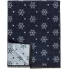 Scarf for Men Reversible Elegant Classic Cashmere Feel Scarves for Fall Winter(Bilbao Collections 27 – Ship Wheel Navy)