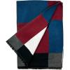 Scarf for Men Reversible Elegant Classic Cashmere Feel Scarves for Fall Winter(San Sebastian Collections 01 – Gray Blue and Wine)