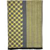 Scarf for Men Reversible Elegant Classic Cashmere Feel Scarves for Fall Winter(San Sebastian Collections 07 – Gray and Yellow Geometric Design)