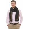 Scarf for Men Reversible Elegant Classic Cashmere Feel Scarves for Fall Winter(Santander Collection 1 – Beige Gray)