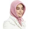 Hooded Scarf Beanie for Women Men Balaclava Scarves Hat for Fall Winter(Muxia Collection – Pink)