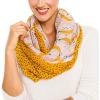 Infinity Scarf for Women Lightweight Fashion Scarves for Summer Fall(Ibiza Collection 3 – Banana)