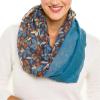 Infinity Scarf for Women Lightweight Fashion Scarves for Summer Fall(Ibiza Collection 3 – Blue Floral)