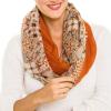 Infinity Scarf for Women Lightweight Fashion Scarves for Summer Fall(Ibiza Collection 3 – Orange Geometric)