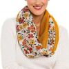 Infinity Scarf for Women Lightweight Fashion Scarves for Summer Fall(Ibiza Collection 3 – Yellow Floral)