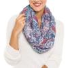 Infinity Scarf for Women Lightweight Fashion Scarves for Summer Fall(Ibiza Collections 10 – Blue Paisley)