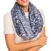 Infinity Scarf for Women Lightweight Fashion Scarves for Summer Fall(Ibiza Collections 16 -Blue Geometric)