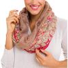 Infinity Scarf for Women Lightweight Fashion Scarves for Summer Fall(Ibiza Collections 18 – Beige)
