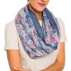Infinity Scarf for Women Lightweight Fashion Scarves for Summer Fall(Ibiza Collections 18 – Blue Mosaic)