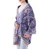 MELIFLUOS DESIGNED IN SPAIN Women’s Fashion Scarves Long Shawl Cardigan Wrap Large Warm Long Scarves(Palma Design – Blue Paisley)