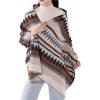 MELIFLUOS DESIGNED IN SPAIN Women’s Fashion Scarves Long Shawl Cardigan Wrap Large Warm Long Scarves(Palma Design – Gray and Beige Geometric)