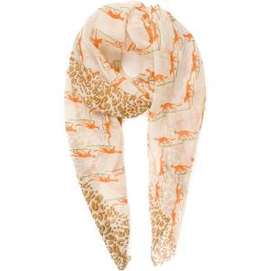 MELIFLUOS DESIGNED IN SPAIN Scarf for Women Lightweight Animal Butterfly Fashion Summer Fall Scarves Shawl Wraps(Malaga Collections 25 – Beige Brown Leopard)