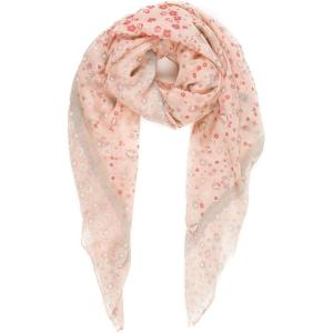 MELIFLUOS DESIGNED IN SPAIN Scarf for Women Lightweight Floral Flower for Summer Fall Scarves Shawl Wrap(Valencia Collections 21 – Mauve Flower)