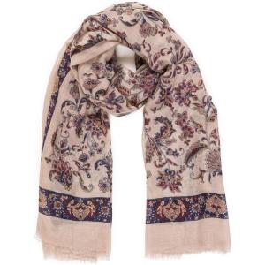 MELIFLUOS DESIGNED IN SPAIN Scarf for Women Lightweight Paisley Fashion for Summer Fall Scarves Shawl Wrap(Cordoba Collection 7 – Beige Paisley)