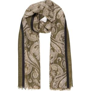 MELIFLUOS DESIGNED IN SPAIN Scarf for Women Lightweight Paisley Fashion for Summer Fall Scarves Shawl Wrap(Cordoba Collections 11 – Beige Chintz)