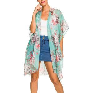 MELIFLUOS DESIGNED IN SPAIN Women’s Beach Cover Up Swimsuit Kimono Pareo Sarong Beach Wear Dress for Summer(Bc-nf112-5)