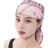 Head Scarf for Women 26 x 26 inches No Slippery Square Scarf for Hair Wrap, Night and Sleep(Jaen Collection 9 – Pink Abstract)