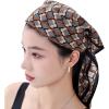 Head Scarf for Women 26 x 26 inches No Slippery Square Scarf for Hair Wrap, Night and Sleep(Jaen Collections 11 – Geometric)