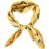 Head Scarf for Women 26 x 26 inches No Slippery Square Scarf for Hair Wrap, Night and Sleep(Jaen Collections 12 – Yellow Flower)