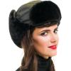 MELIFLUOS DESIGNED IN SPAIN Trapper Hat for Men and Women Russian Warm Fur Ski Fall Winter Hunting(Army Green)