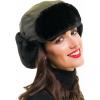 MELIFLUOS DESIGNED IN SPAIN Trapper Hat for Men and Women Russian Warm Fur Ski Fall Winter Hunting(Army Green)
