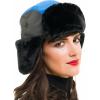 MELIFLUOS DESIGNED IN SPAIN Trapper Hat for Men and Women Russian Warm Fur Ski Fall Winter Hunting(Blue Green)