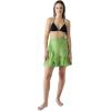 MELIFLUOS DESIGNED IN SPAIN Women’s Short Sarong Beach Skirt Breathable Lightweight Pareo Wrap Bikini Swimsuit Cover Up(Denia Collection 1 – Solid Color Green)