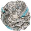 Scarf for Women Lightweight Silk Feel Summer Fall Oblong Fashion Scarves Shawl(Jaen Collection 3 – Teal Paisley)