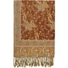 Scarf for Women Spanish Design Elegant Long Shawl Scarves for Summer Fall(Baza Collection – Chocolate Paisley)