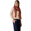 Scarf for Women Spanish Design Elegant Long Shawl Scarves for Summer Fall(Clares Collection – Paisley Design Red)
