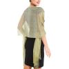Shawl Wrap Scarf for Women for Evening Dresses, Wedding, Party, Bridal Spring Summer Fall(Light Green)