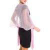 Shawl Wrap Scarf for Women for Evening Dresses, Wedding, Party, Bridal Spring Summer Fall(Pink Ii)