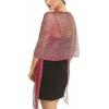 Shawl Wrap Scarf for Women for Evening Dresses, Wedding, Party, Bridal Spring Summer Fall(Red)