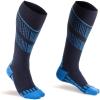 Athletic Compression Socks Designed for Sport Basketball Running Workout Gym(Double Blue)