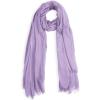 MELIFLUOS DESIGNED IN SPAIN Scarf for Women Lightweight Long Soft Scarves with Fringes Shawl for Summer Fall(Millana Collection – Light Purple)