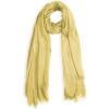 MELIFLUOS DESIGNED IN SPAIN Scarf for Women Lightweight Long Soft Scarves with Fringes Shawl for Summer Fall(Millana Collection – Yellow)