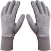 Running Gloves: Sport Gloves with Touch Screen Fingers for Men Women Spring Fall Winter(Double Gray)