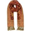 Scarf for Women Spanish Design Elegant Long Shawl Scarves for Summer Fall(Baza Collection – Camel Paisley)