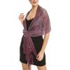 Shawl Wrap Scarf for Women for Evening Dresses, Wedding, Party, Bridal Spring Summer Fall(Purple)