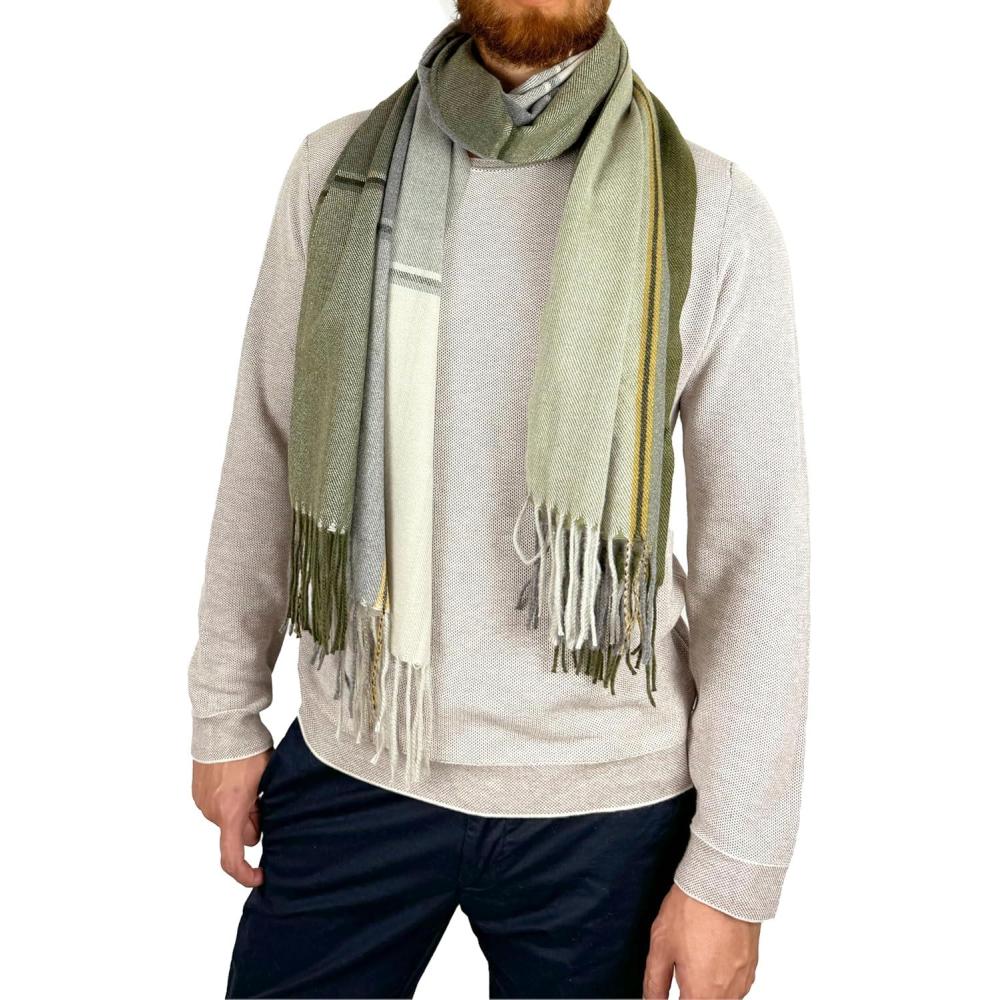 image:imageMELIFLUOS Scarf for Men Reversible Elegant Cashmere Feel Mens Scarves for Spring Fall Winter MWS0210