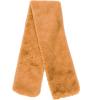 Fur Collar Scarf for Women Faux Fur Scarves Neck Shrug for Fall Winter Coat Dress(Lugo Collection 3 – Turmeric)