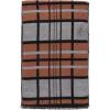 Scarf for Men Reversible Elegant Classic Cashmere Feel Scarves for Fall Winter(Bilbao Collections 22 – Orange Gray Checker)
