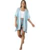 Women’s Cardigan Beach Cover Up Swimsuit Kimono Pareo Sarong Beach Wear Dress for Summer(Marbella Collection 1 – Solid Aqua)